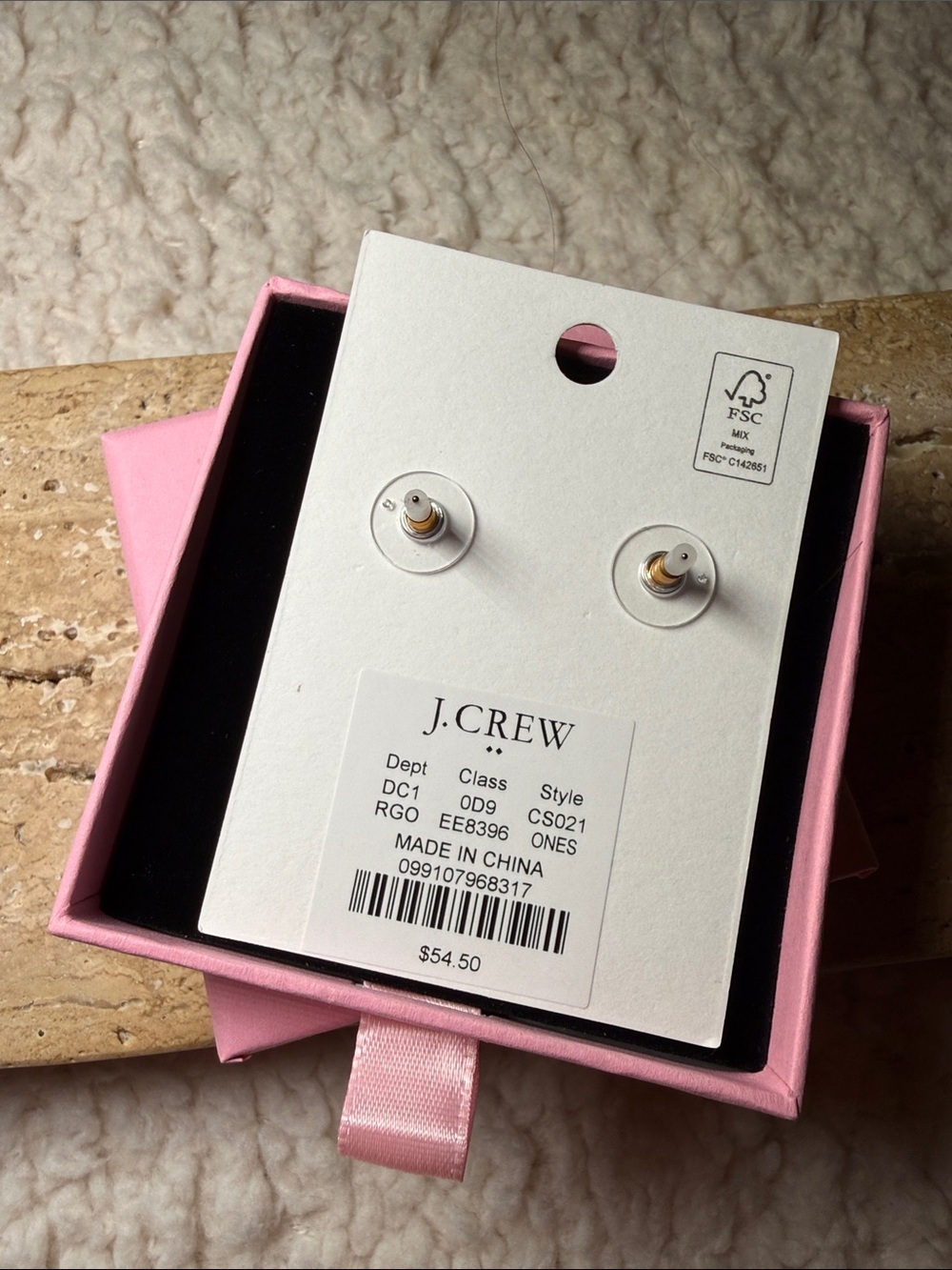 J.Crew Gold Bow Drop Earrings NWT Hypoallergenic 💗 - Picture 7 of 7